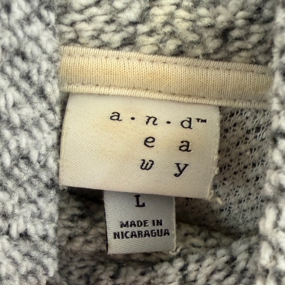 Cozy Women's Gray Mock Neck Sweater - Picture 2 of 4